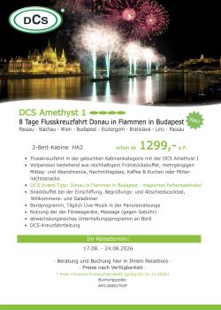 Donau in Flammen in Budapest