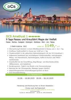 Passau und Kreuzfahrt Magie der Vielfalt AM1 1407